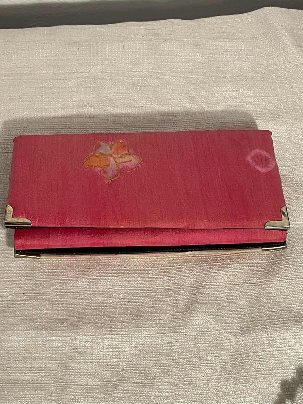 Elegant Pink Clutch Bag